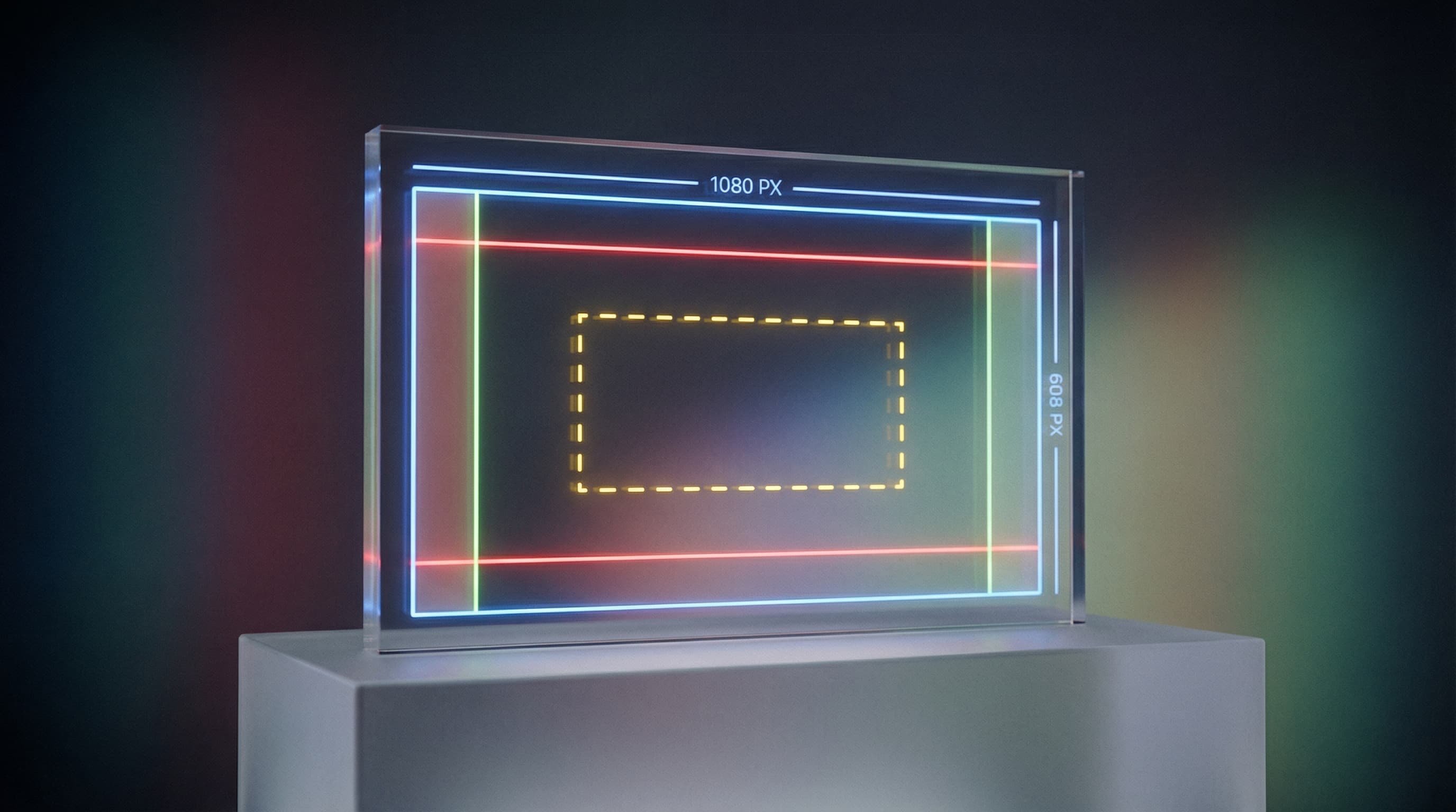 Why 1080×608 Pixels?