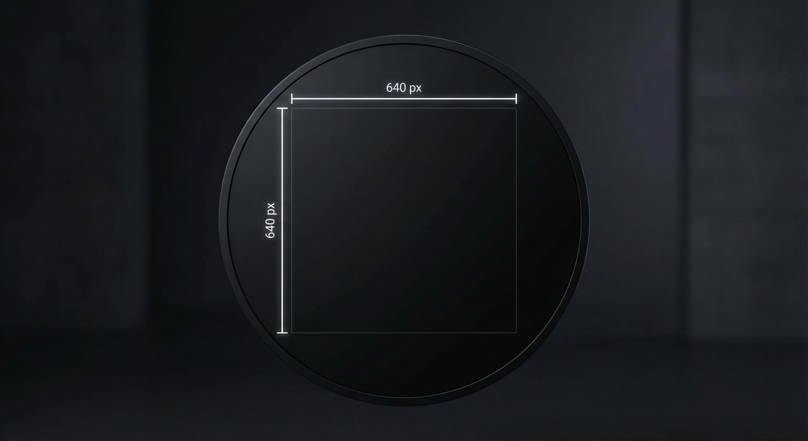 Why 640×640 Pixels?